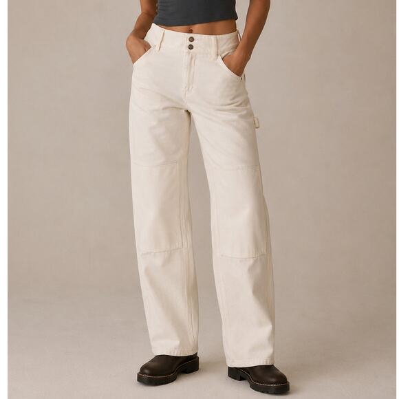 Pilcro Denim - Fashionable Pilcro Off-White Carpenter Jeans Size 26